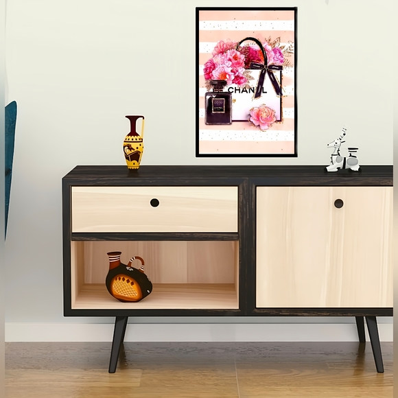 Chanel 11"x17" Framed Wall Art - Picture 2 of 2